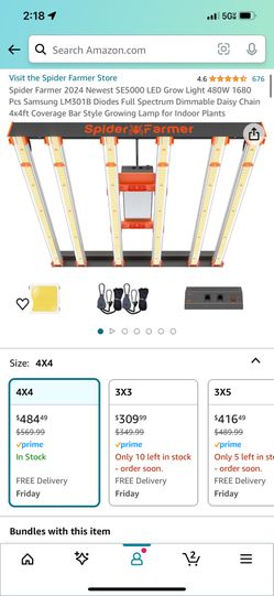 Spiderfarmer LED Grow Light