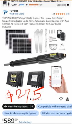 Smart gate opener