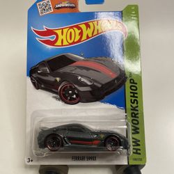 Hot Wheels Ferrari 599XX HW Workshop #188/250 Grey