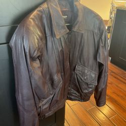 MENS LEATHER JACKET - REDUCED