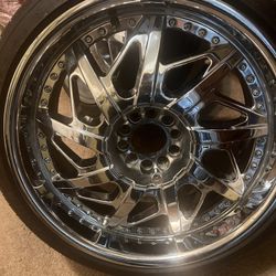 4 20 Inch Rims 4 Brand New Tires 4 Spacers 