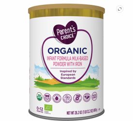 Parent's Choice Organic Infant Formula 28.2 oz