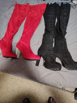 Thigh high heels