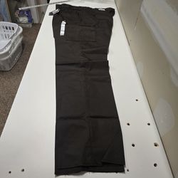 5.11 Tactical B-Class PDU Twill Pant Size 48 Unhemmed Teflon NWT 74326 Brown
