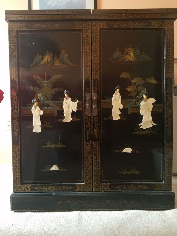 Oriental Wine Cabinet Or Other Storage Antiques In Miami Fl Offerup