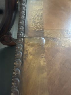 Strong wooden dining table