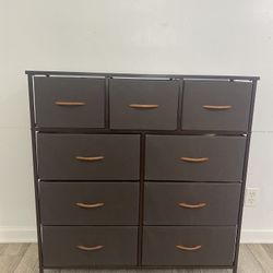 Brand New! Dresser with Drawers, Storage Organizer Fabric Drawers for Bedroom Bathroom-Steel Frame