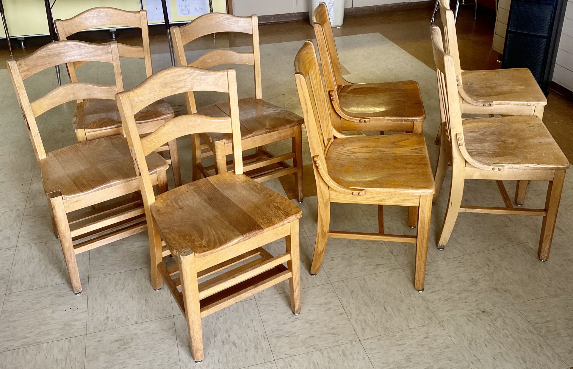 Antique American School Desk Chairs $20 each