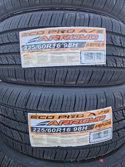 225-60-16 !!! ARROYO SPORT A/S !!! $300 LAS 4 LLANTAS MONTADAS Y BALANCEO INCLUIDO 👌 