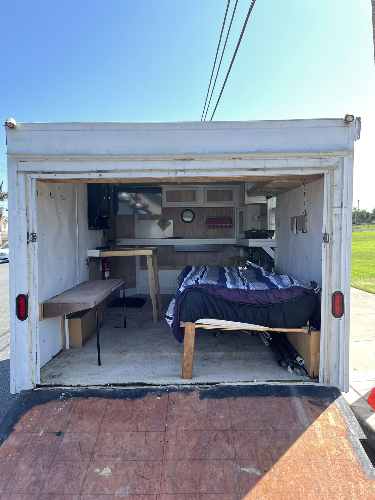 Trailer With RV Like Set Up 14 FT