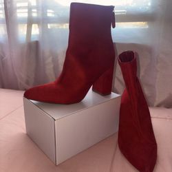 Red Heel Boots 