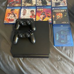 PS4 And Games 175$ Works Like New!