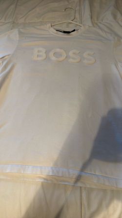 Hugo Boss White Logo T-Shirt