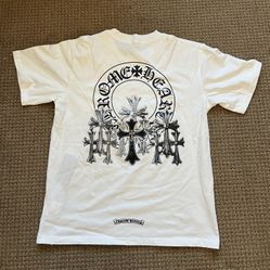 Chrome Hearts Leather Embroidered T Shirt Size S-M