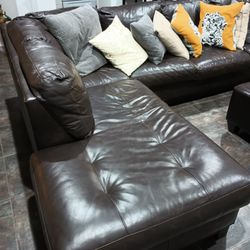 Leather L Shape Sofa