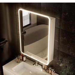 28x20 inch LED Lighted Medicine Cabinet