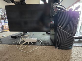 Dell G5 Gaming Desktop + LG 27" 4K UHD Monitor