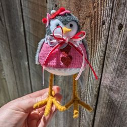 Walgreens Valentine's Day Fabric Bird 