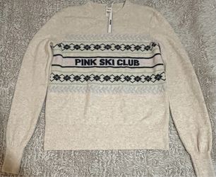 Victoria’s Secret Pink cream sweater for women