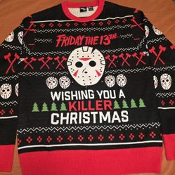Friday The 13th Ugly Sweater Light Up