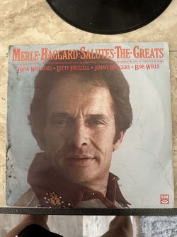 (9) VINTAGE MERLE HAGGARD RECORDS