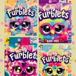 New 4 Different Furby Furblets 