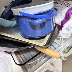 Lots Of Pots Pans And Kitkcen Stuff 