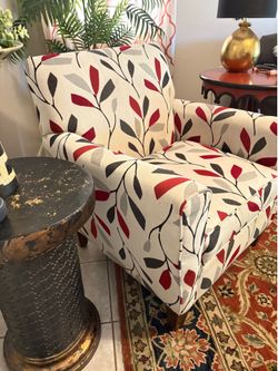 Comfy upholstered armchair
