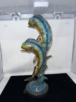 Bronze Two Dorados Statue