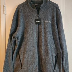 Eddie Bauer Mens Xl Fleece Sweater **Brand New*