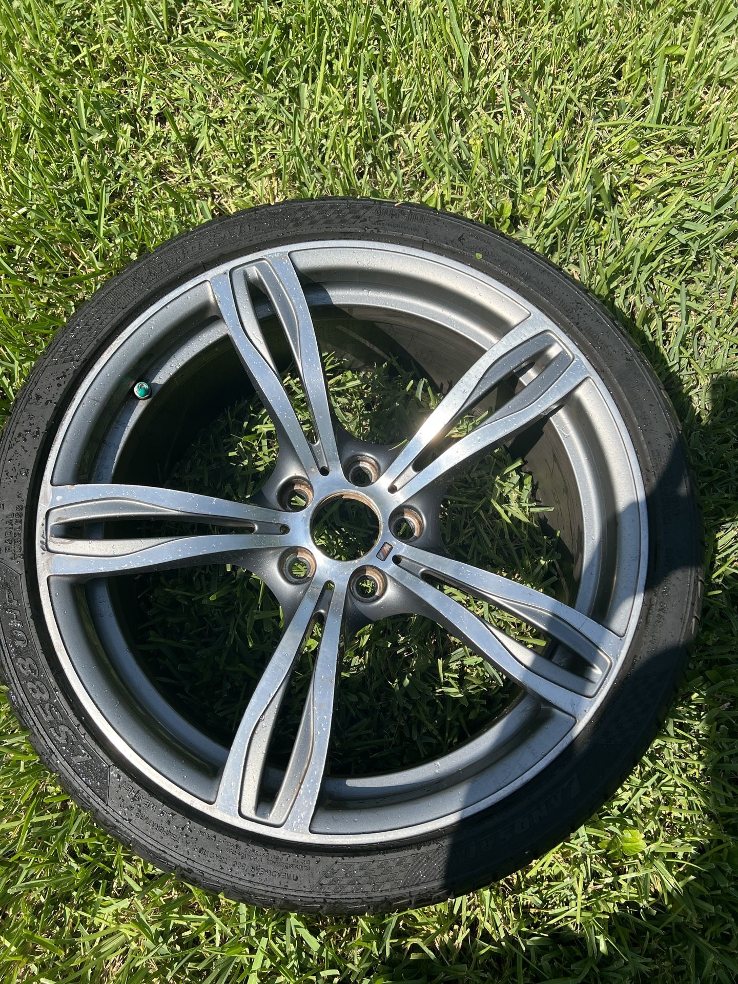 BMW OEM F10 F12 M5 M6 Wheel RIM AND TIRE REAR 295/30 R20