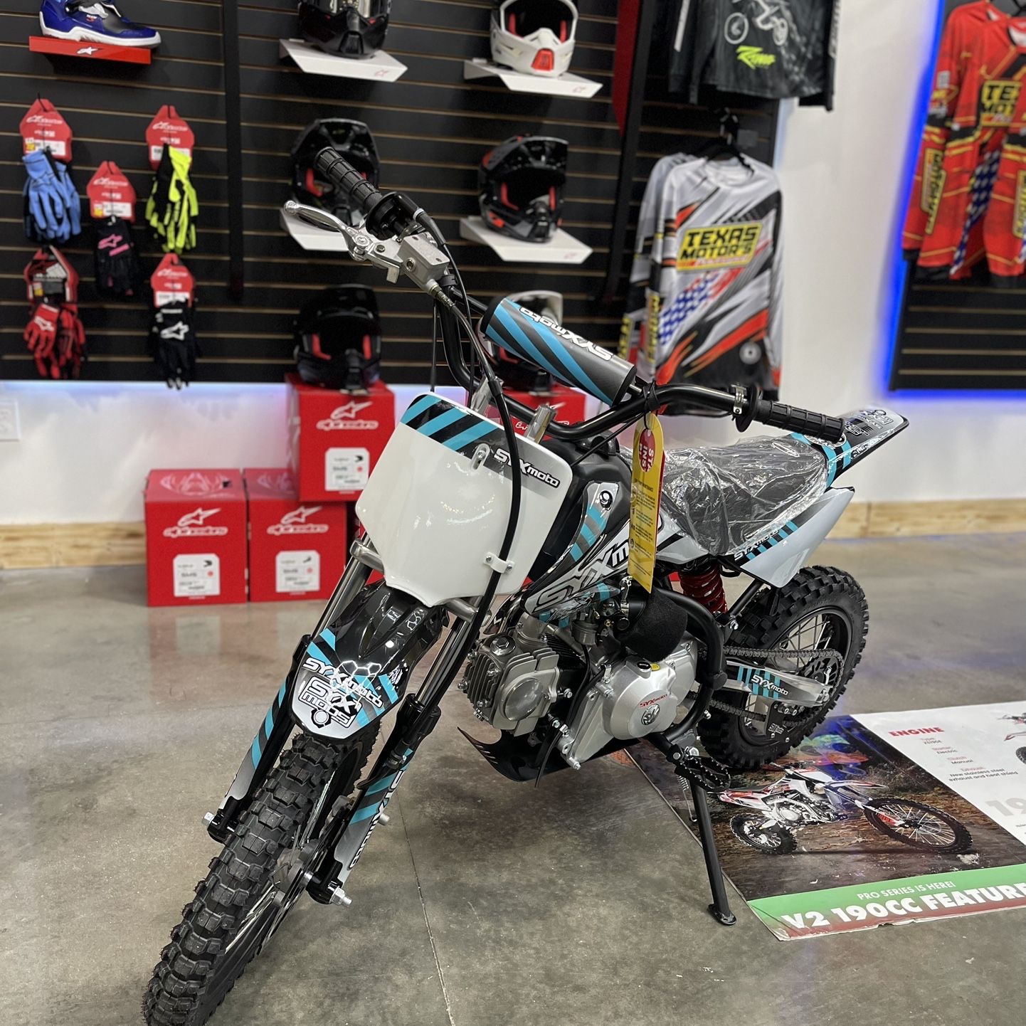 2023 SYX MOTO DIRT BIKE 125cc Automatic Medium 