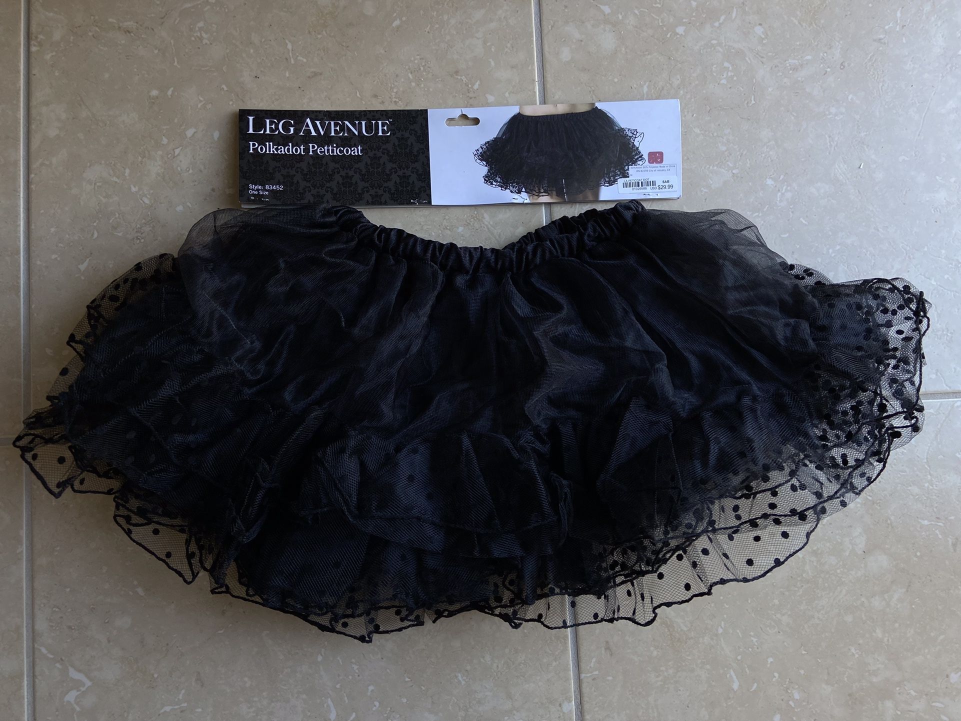 Polkadot Petticoat Skirt
