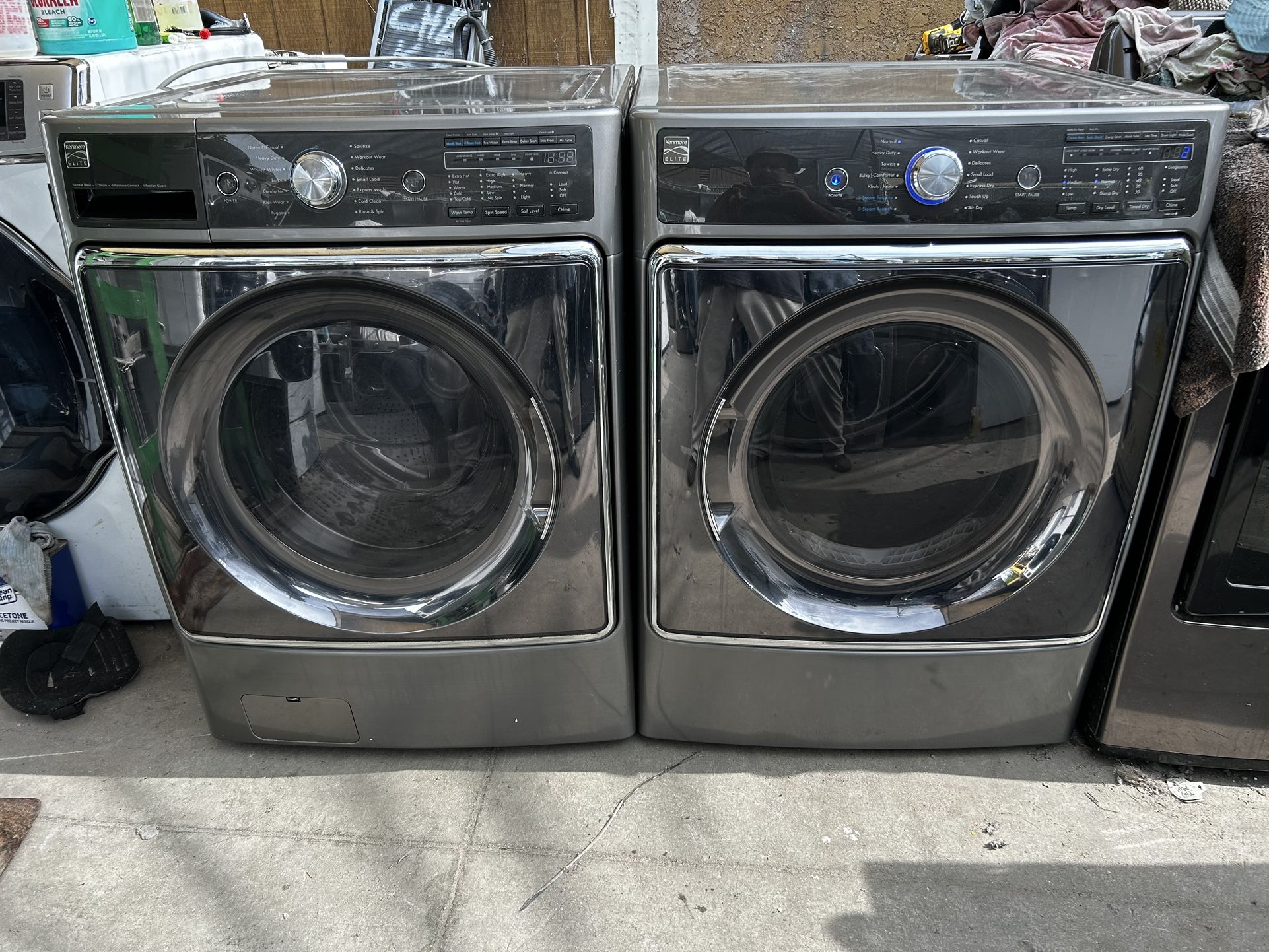 KENMORE. WASHER. 5.6Cubic. And Gas DRYER