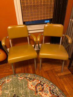 Yellow Eck-Adams Vintage Chairs