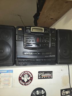 JVC Portable Boombox Stereo System