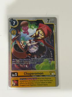 Digimon Card Chaperomon ST19-11 Rare
