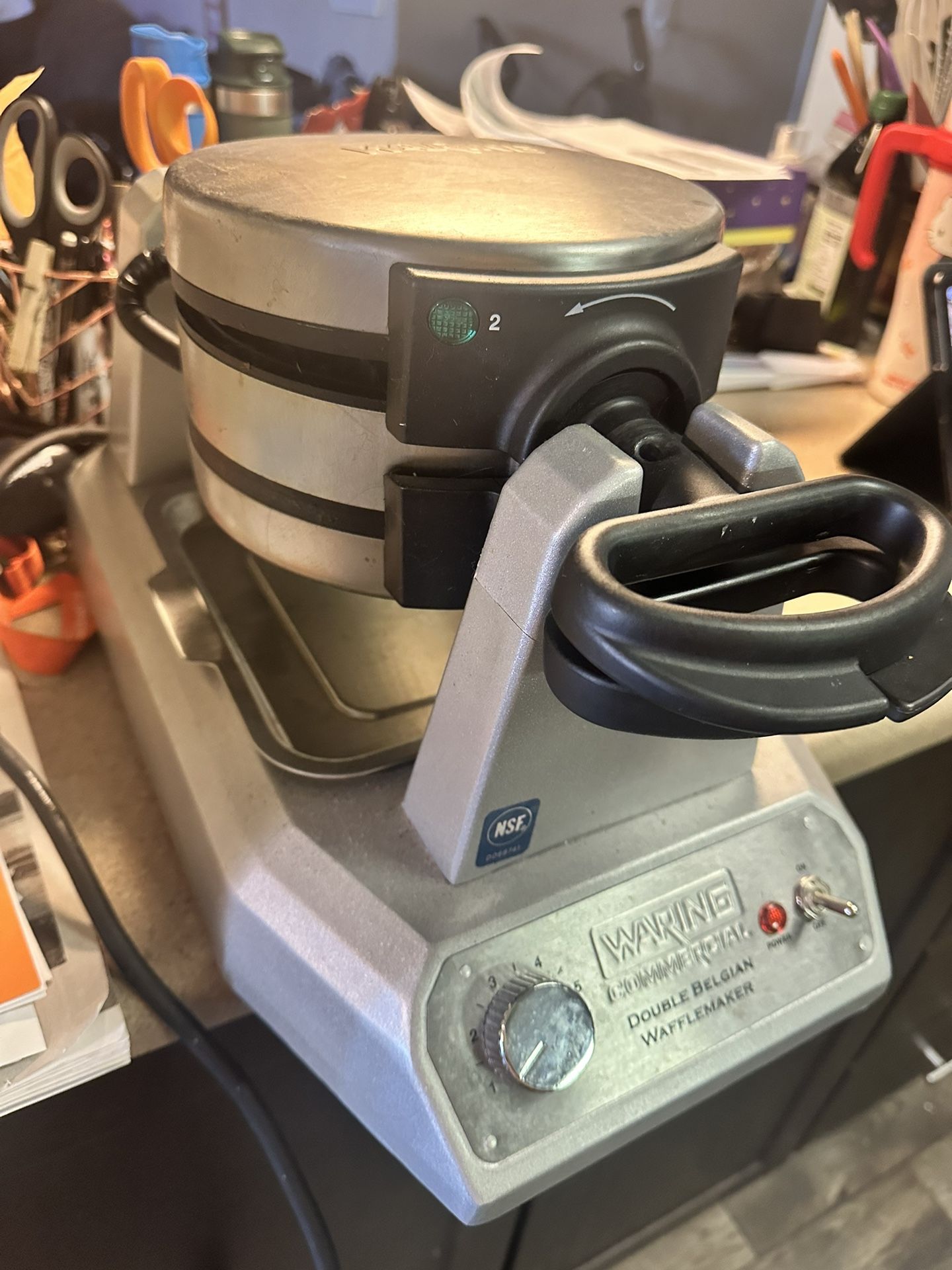 Waring commercial Double Belgian Waffle maker