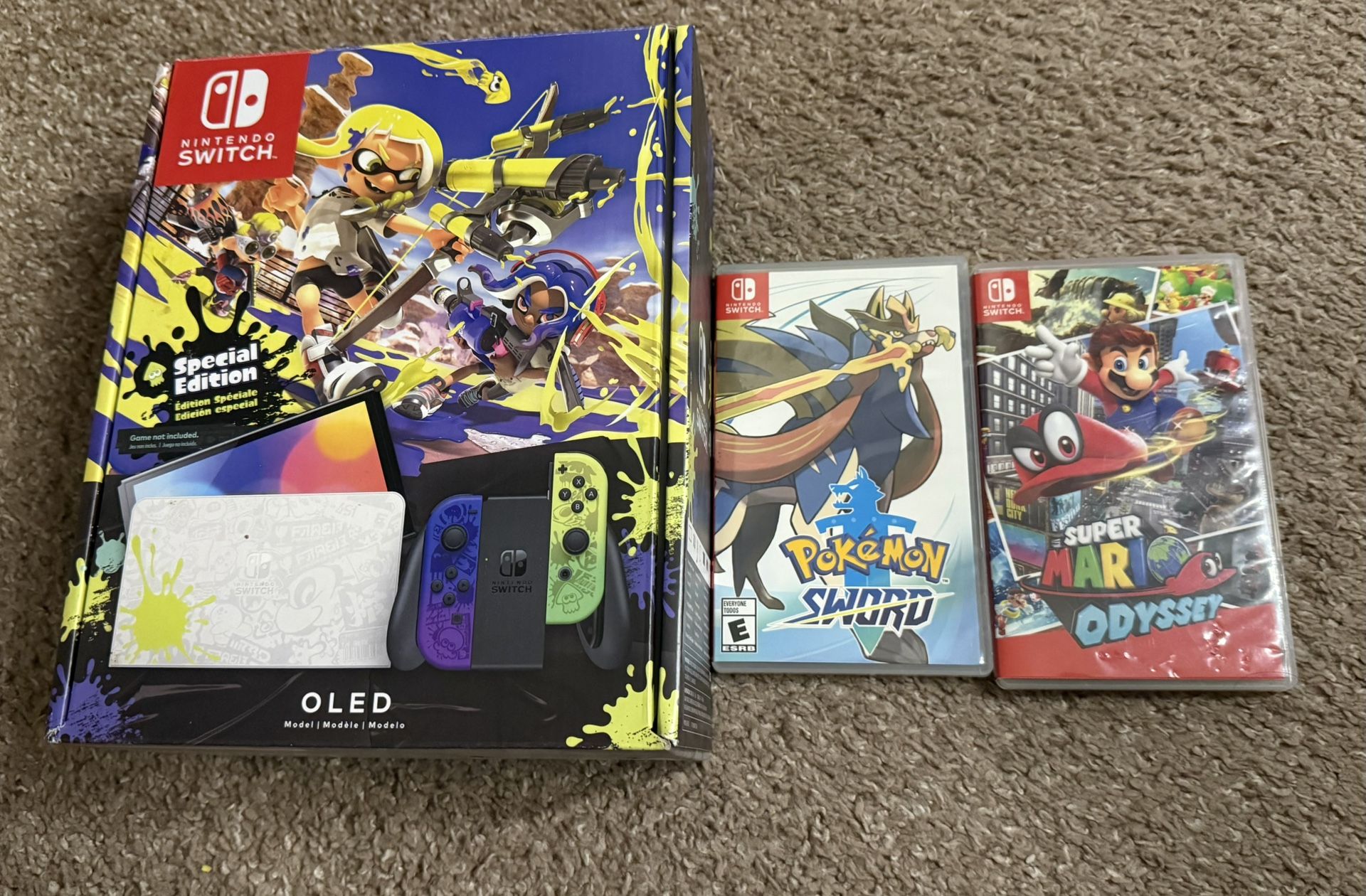 Nintendo Switch Splatoon Oled Special Edition