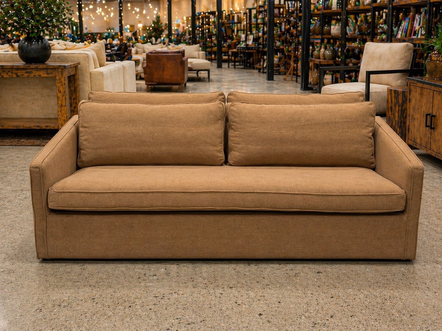 Moe's Phoebe Sofa Rust