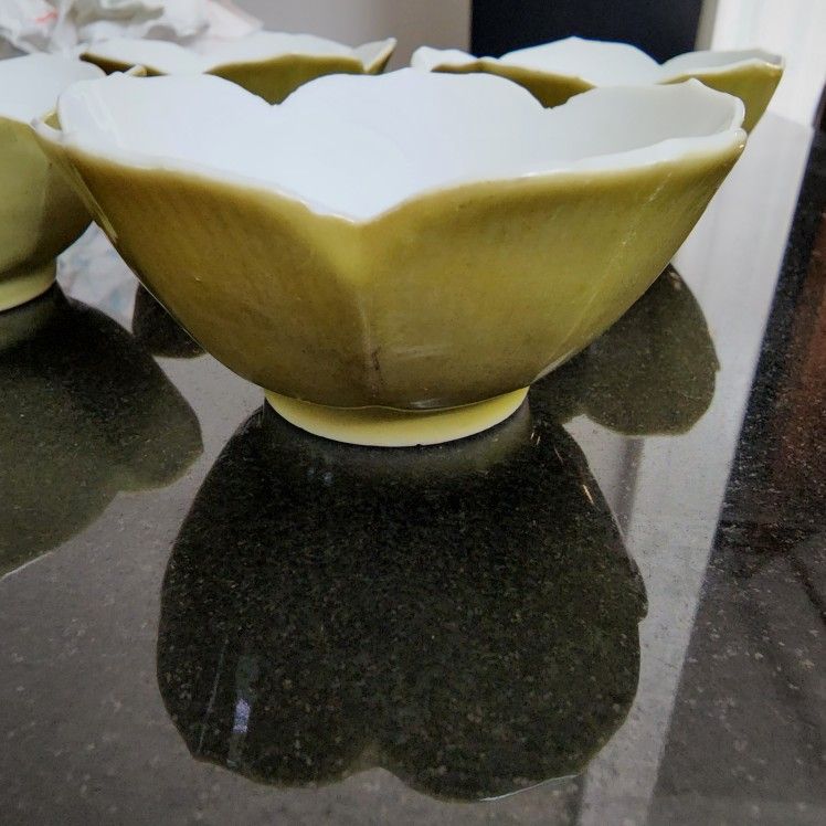 Set Of 4 Vintage MCM Bone China Small Bowls