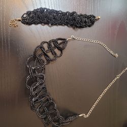 Fashion Jewelry Necklace And Bracelet Set