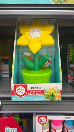Play Day Sunflower Bubble Blower Toy