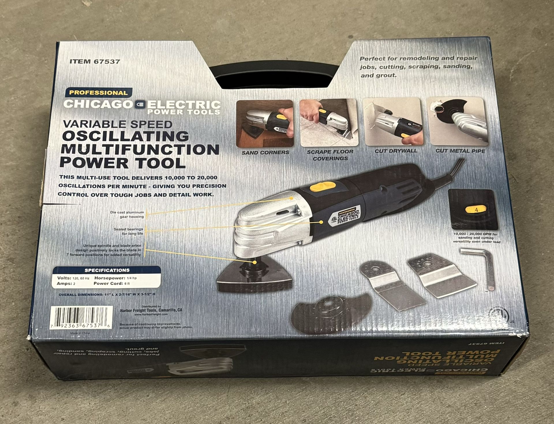 Multi Function Oscillating Variable Speed Router, Sander, Cutter, Scraper, Etc. New