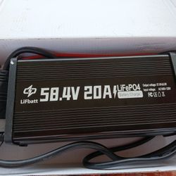 Lifbatt 58.4v 20a Charger Brand New In Box. 