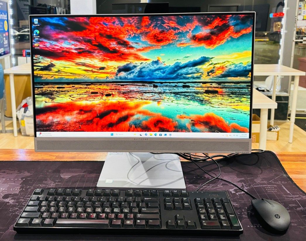 HP EliteOne 800 G3 23.8” Touch ALL IN ONE PC Core i5-7500 3.40Ghz 8GB 256GB SSD