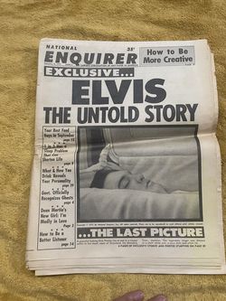 Elvis news paper