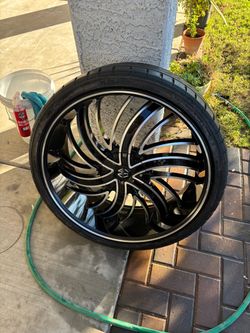 24 INCH WHEELS AND TIRES