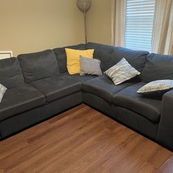 Sectional Blue Couch