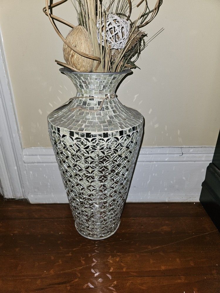 Fairly New Vase..Silver!
